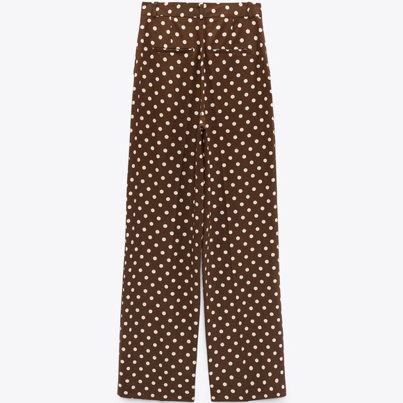 ZARA POLKA DOT PANTS NWT - Picture 6 of 7